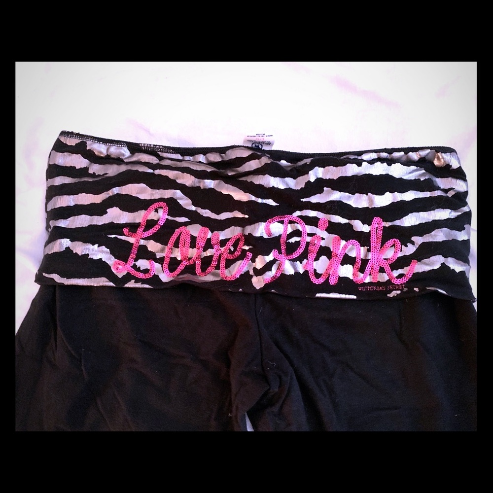 Victory Secret Pink yoga flare pants